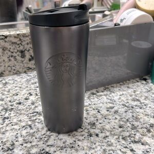 Starbucks gunmetal hot cup